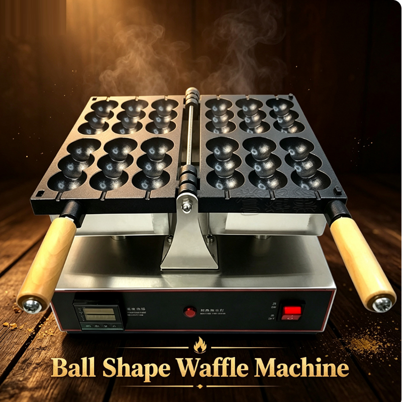 1600W ミニワッフルメーカー、球形、220V、電気式、業 - Mini Waffle Maker Machine のレビューと価格