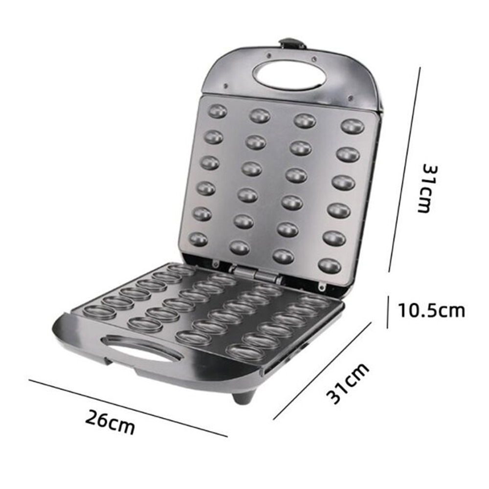 ステンレス製ウォールナットケーキマシン、ノンスティックナッツ - Mini Waffle Maker Machine のレビューと価格