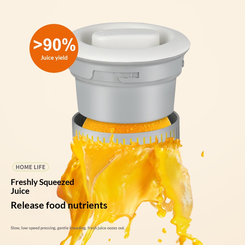 ポータブルワイヤレス電動ジューサー USB 充電式スローコー - Electric Slow Juicer Cold Press のレビューと価格